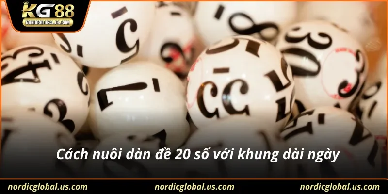 Cách nuôi dàn đề 20 số với khung dài ngày